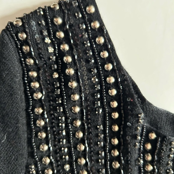 Twin Set Simona Barbieri 100% wool dress size S knitted circle pattern - Picture 7 of 11